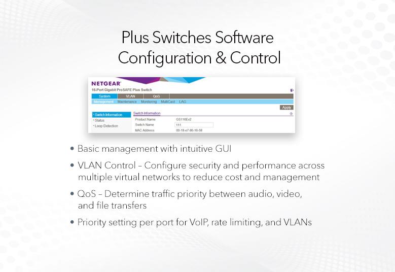 Switches XS512EM Plus Switches Software Configuration & Control